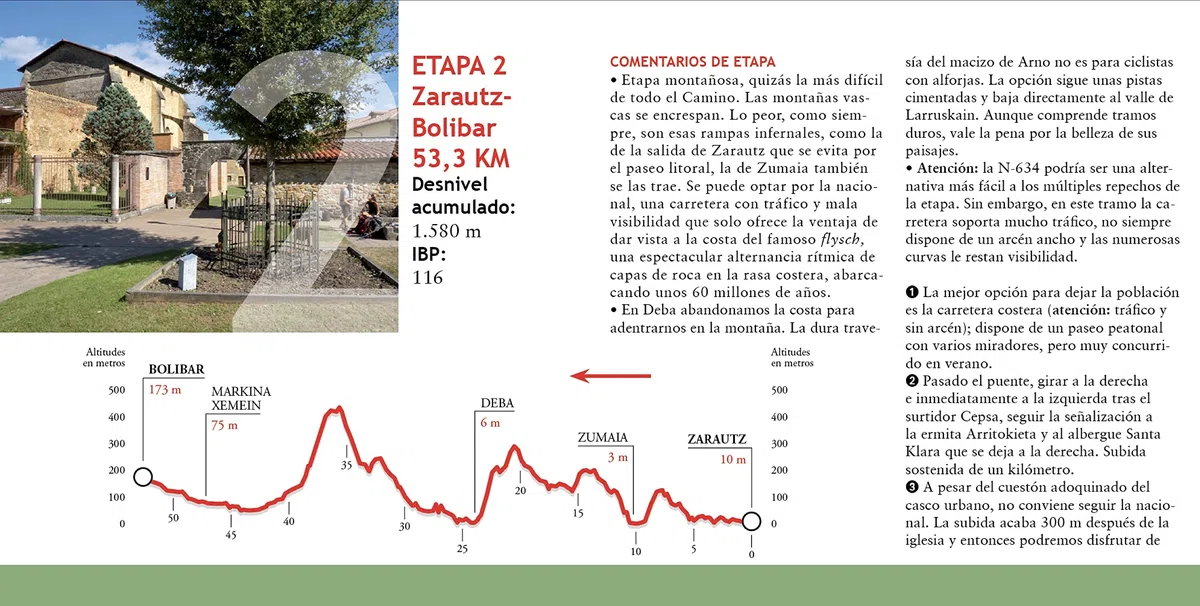 El Camino del Norte: El Camino de Santiago de la Costa en bicicleta: 30 (Bici:map)