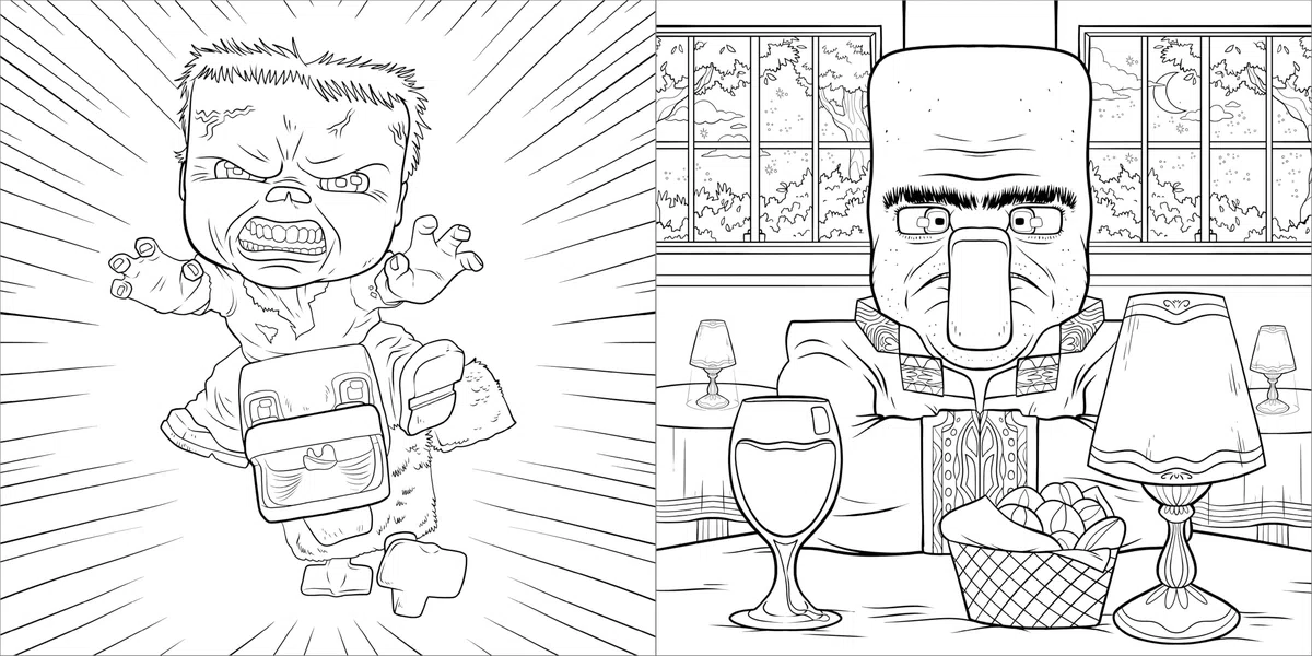 A Minecraft Movie Official Coloring Book