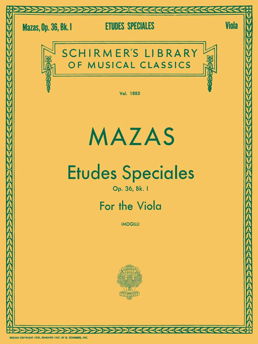 Etudes Speciales, Op. 36: Viola Method (1)