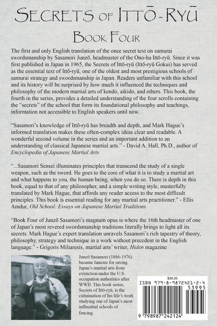 Secrets of Itto-ryu: Book Four