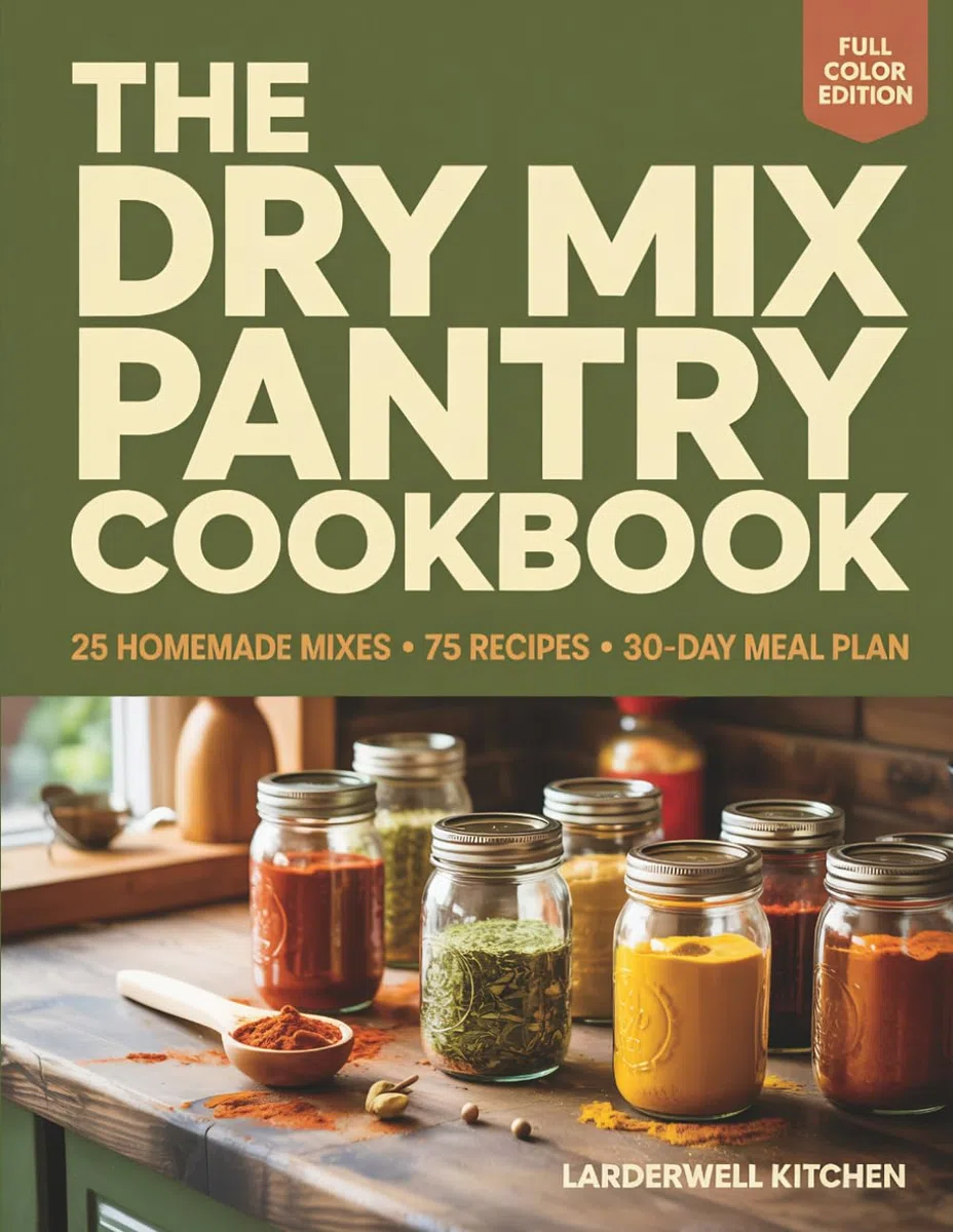 The Dry Mix Pantry Cookbook: 25 Homemade Seasoning Mixes, 75 Recipes & a 30-Day Meal Plan — The Complete System for Saving Money and Simplifying ... (Larderwell Kitchen Essential Systems)
