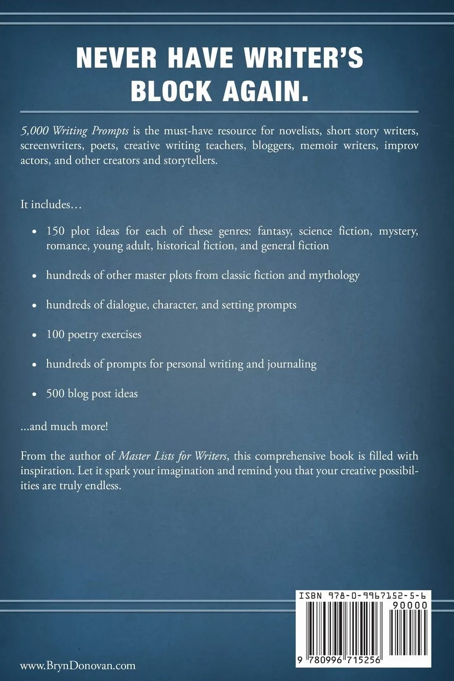 5,000 WRITING PROMPTS: A Master List of Plot Ideas, Creative Exercises, and More
