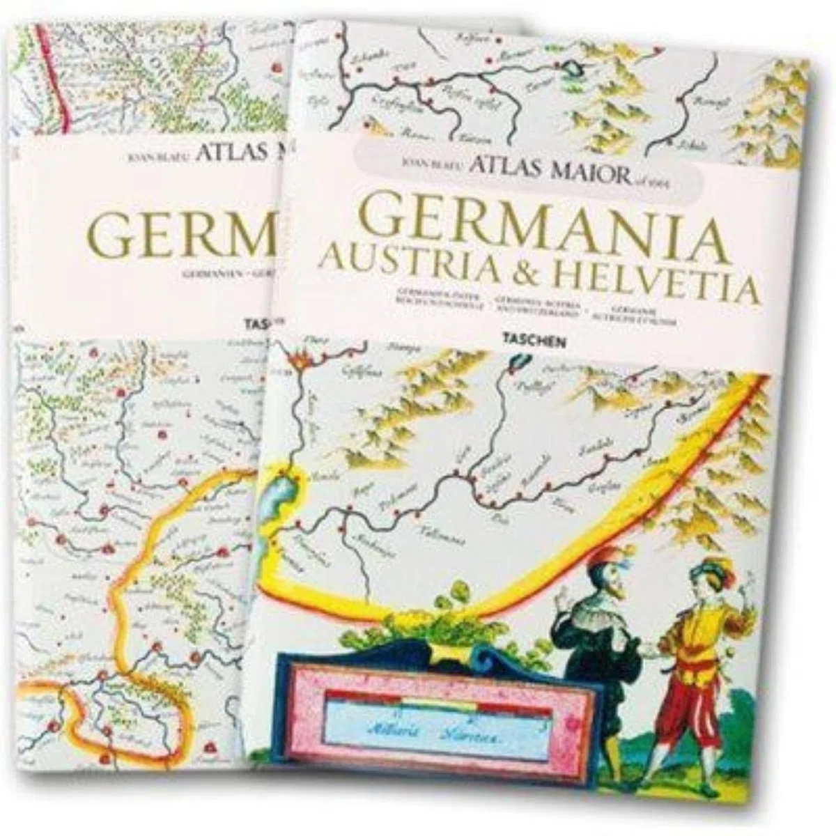 Atlas Maior of 1665: Germania, Austria et Helvetia (Joan Blaeu Atlas Maior 1665): 2 volumes : Tome 1, Germania ; Tome 2, Germania, Austria & Helvetia (Jumbo)