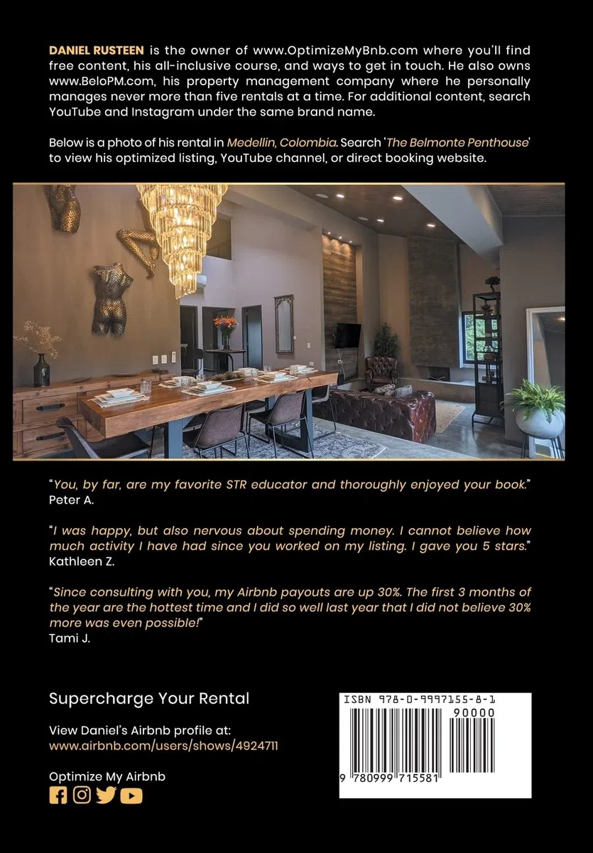 Profitable Properties: Airbnb Insider Secrets to Find, Optimize, Price, & Book Direct any Short-Term Rental Investment for Year-Round Occupancy