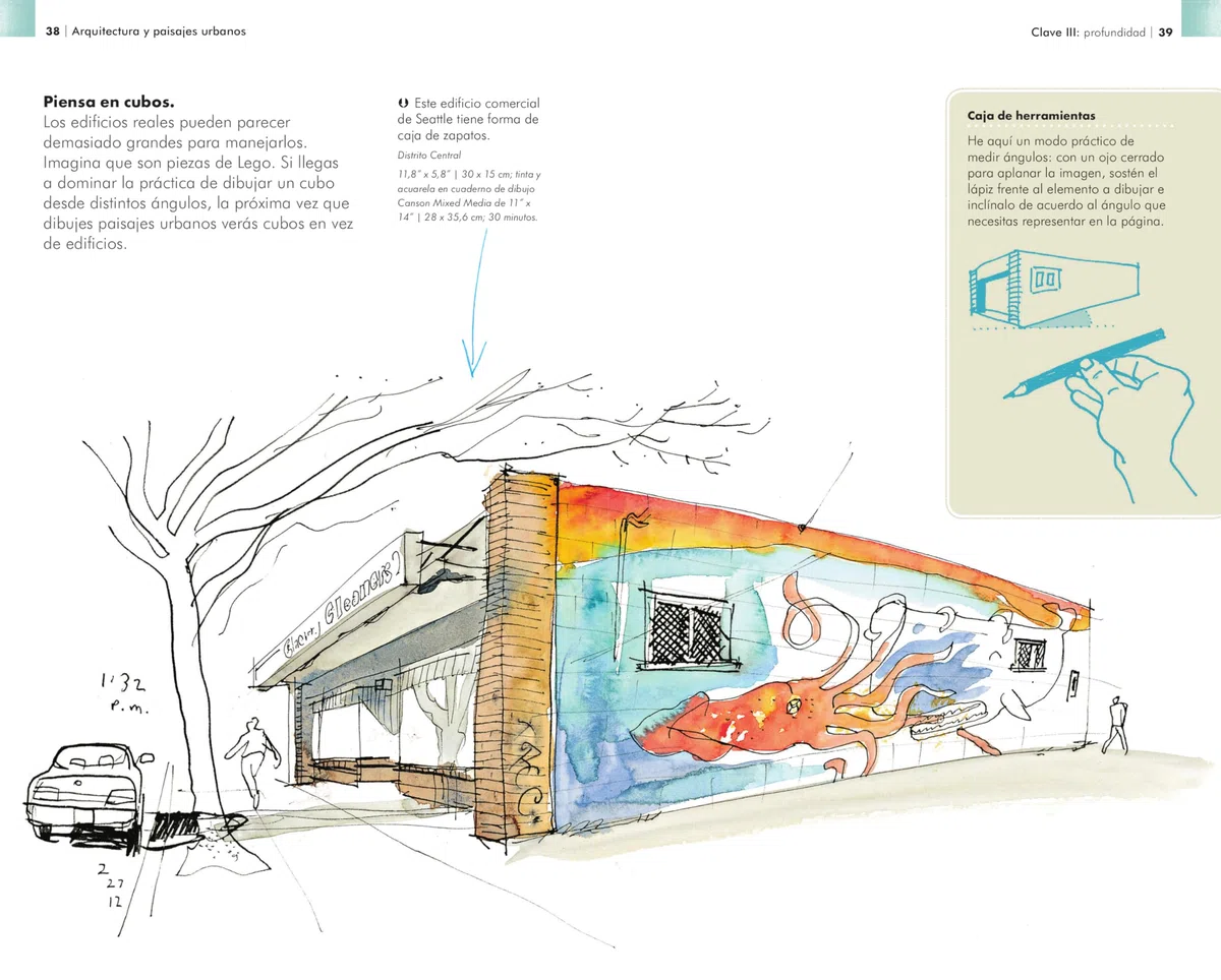 THE URBAN SKETCHING HANDBOOK: ARQUITECTURA Y PAISAJES URBANOS Consejos y técnicas para dibujar in situ