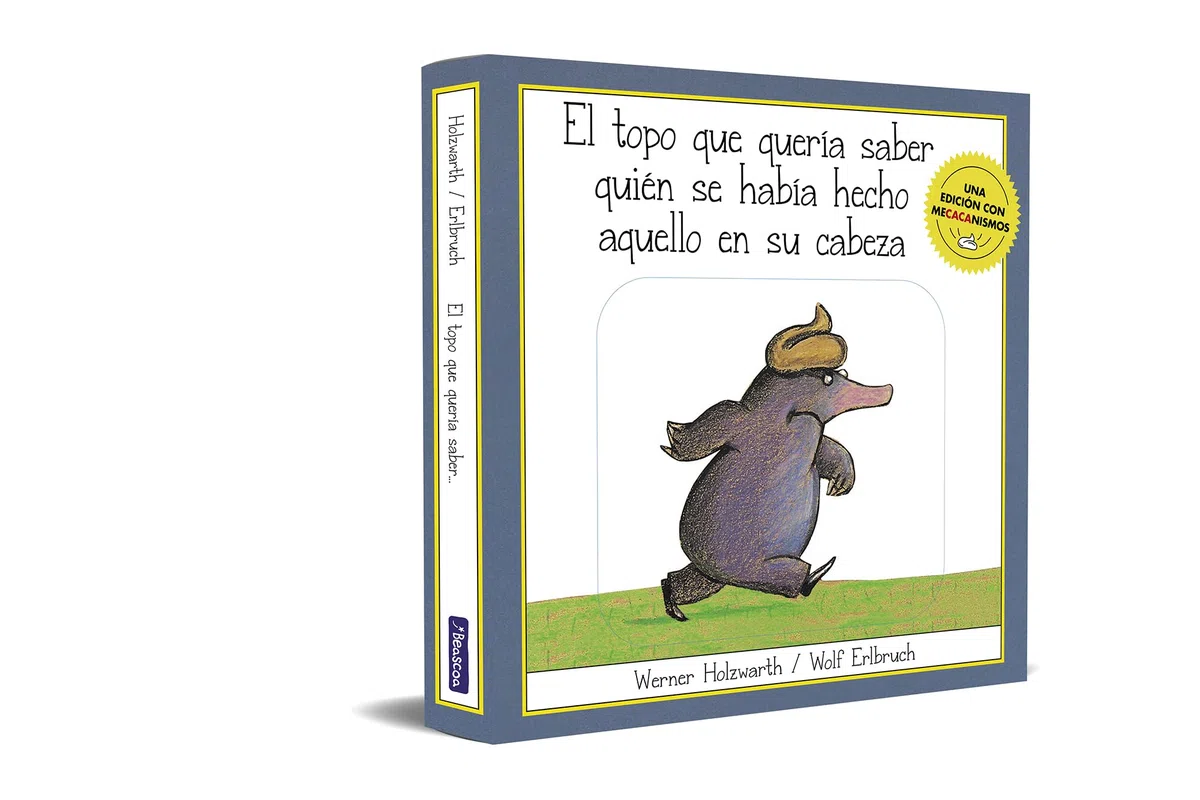 El topo que quería saber quién se había hecho aquello en su cabeza (una edición con mecacanismos) (Pequeñas manitas)