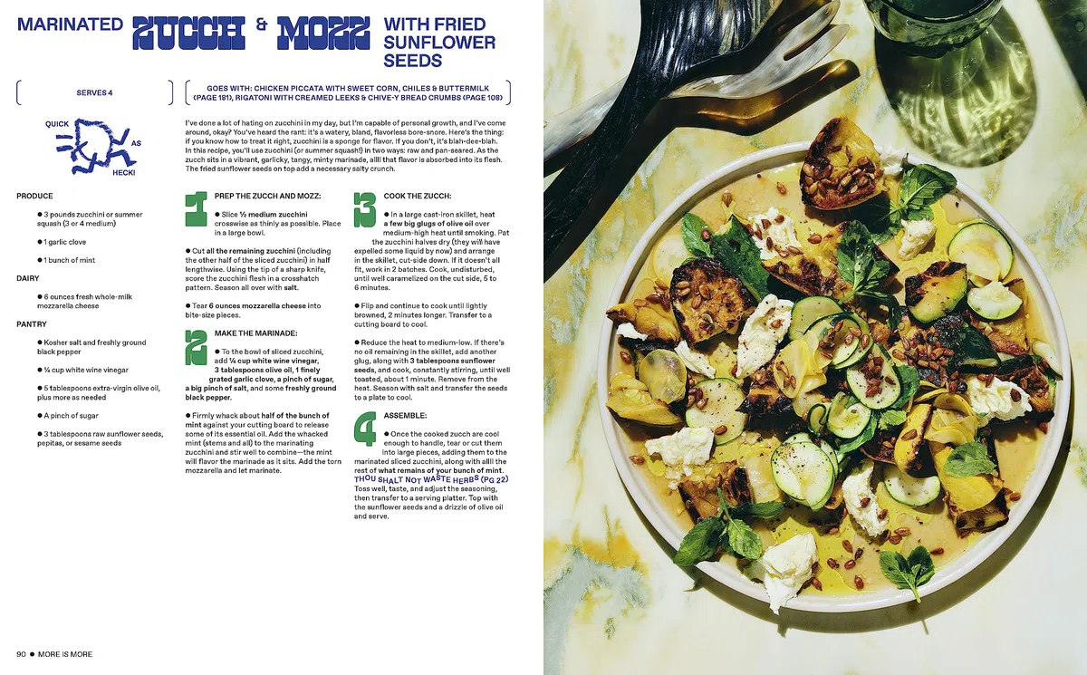 More Is More: Get Loose in the Kitchen: A Cookbook