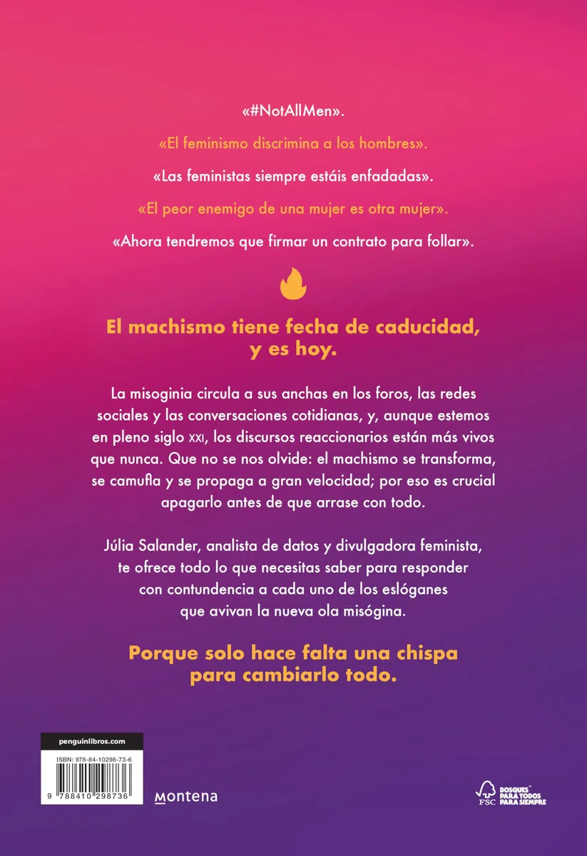 Fuego al machismo moderno: Respuestas feministas para frenar la nueva ola misógina (GROU)