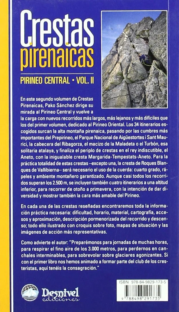 Crestas pirenaicas. Pirineo Central (SIN COLECCION)