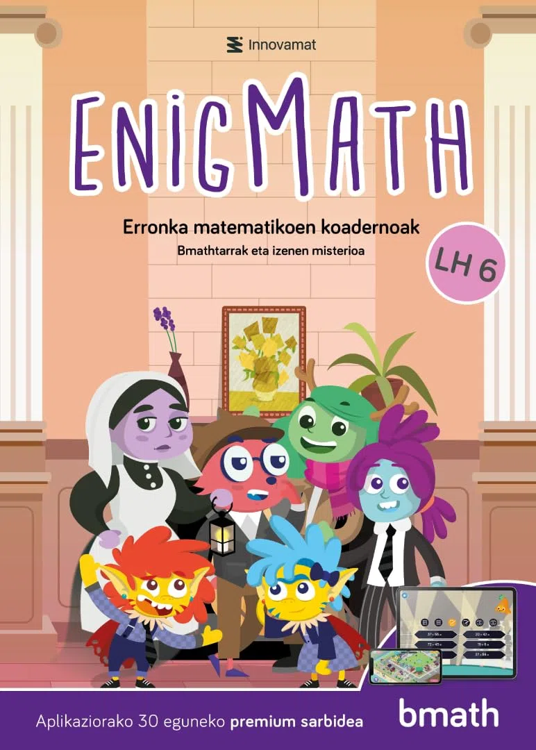 Innovamat - Enigmath LH6 - Matematikako erronken koadernoa (Enigmath Bilduma)