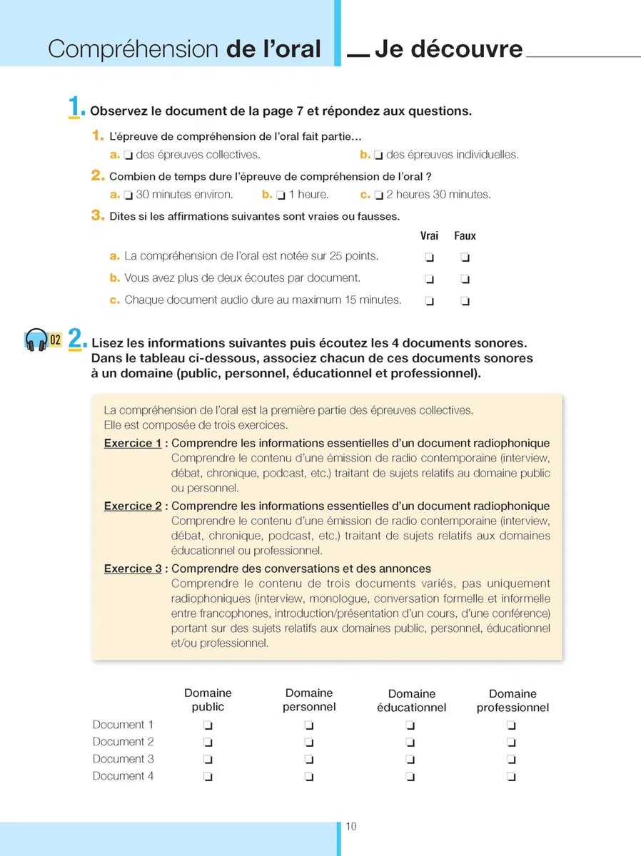 DELF B2 TOUT PUBLIC NOUVEAU FORMAT DEPR: Nouveau format d'épreuves (HACHETTE) Francés