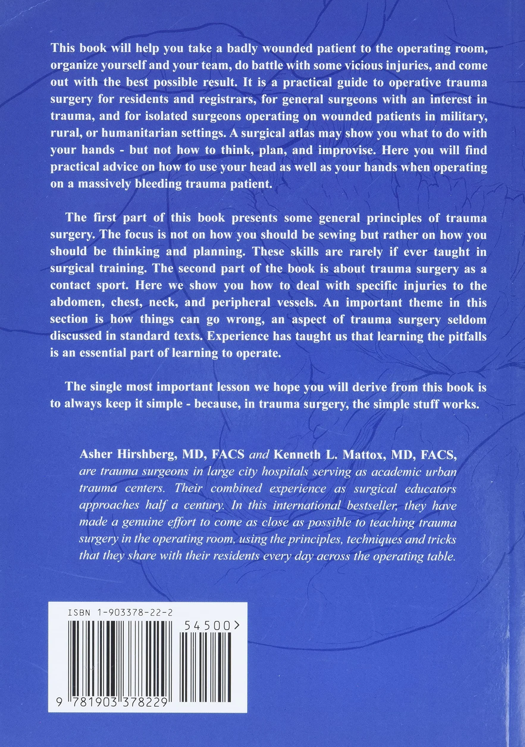TOP KNIFE: The Art & Craft of Trauma Surgery