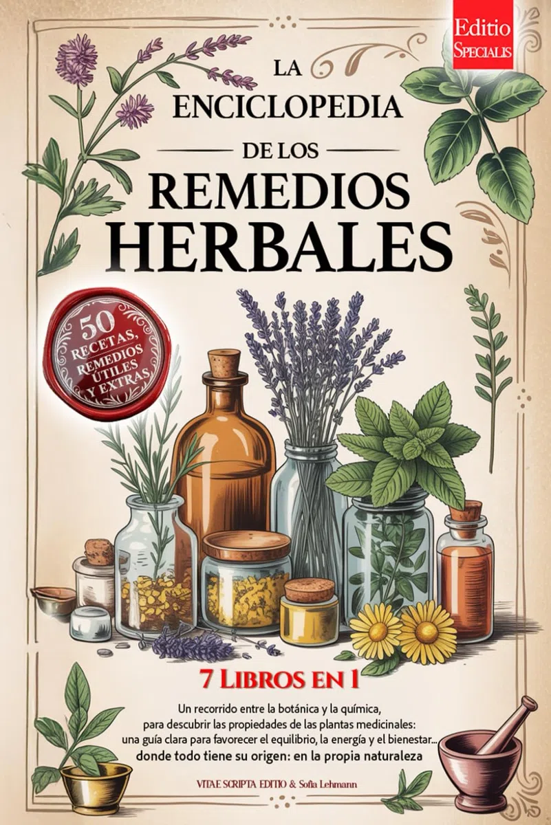 LA ENCICLOPEDIA DE LOS REMEDIOS HERBALES: 7 LIBROS EN 1: Propiedades y Usos de las Plantas Medicinales, Consejos Prácticos para el Equilibrio, la Prevención y el Bienestar. +RECETAS, PDF y Extras