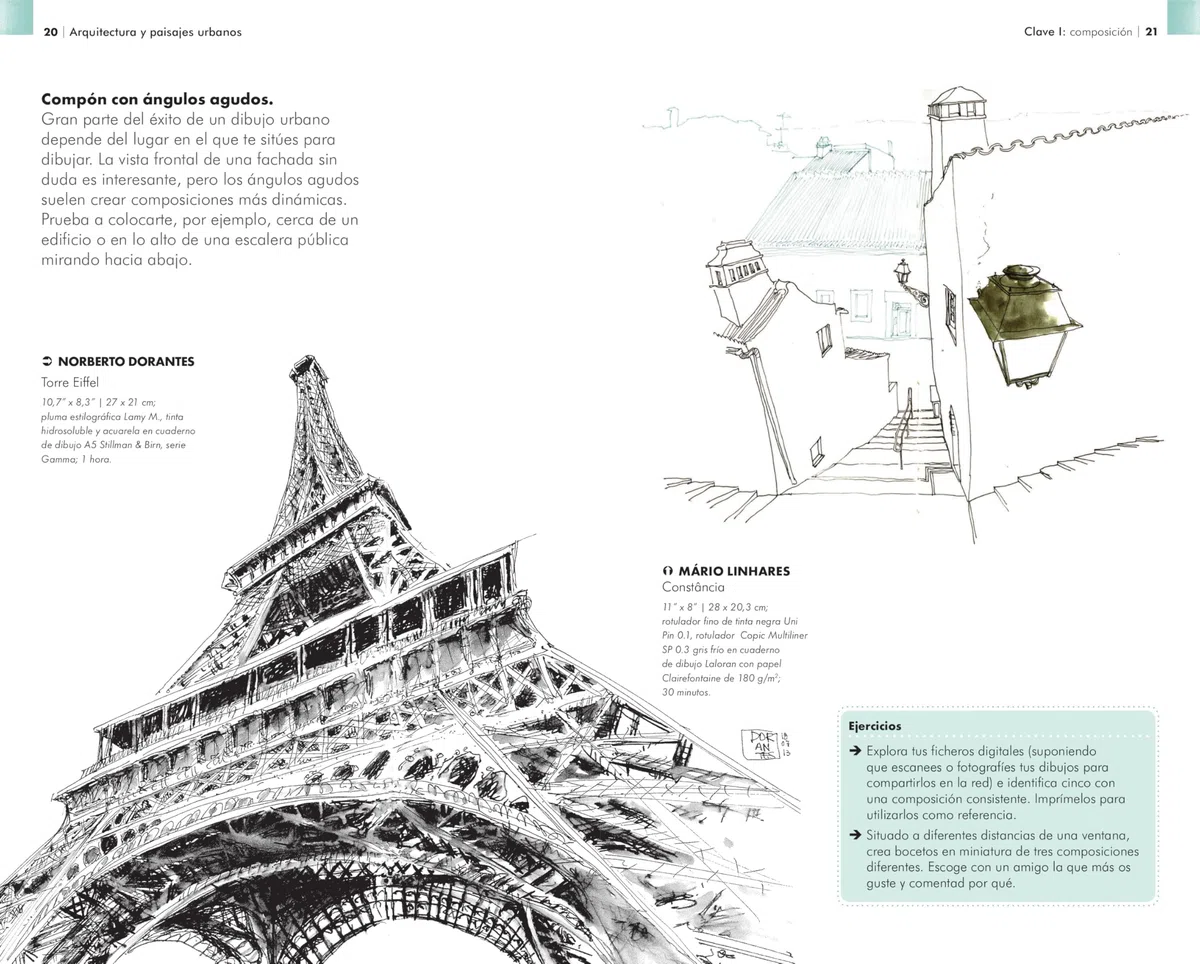 THE URBAN SKETCHING HANDBOOK: ARQUITECTURA Y PAISAJES URBANOS Consejos y técnicas para dibujar in situ