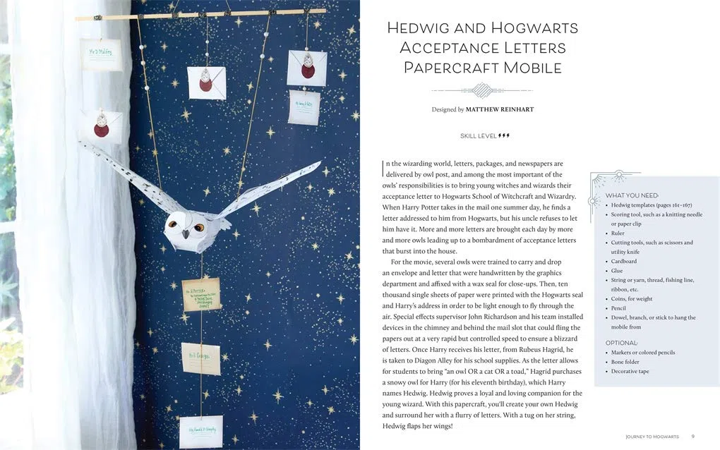 Harry Potter: Crafting Wizardry: The official Harry Potter Craft Book, with 32 pages of press-outs and templates!