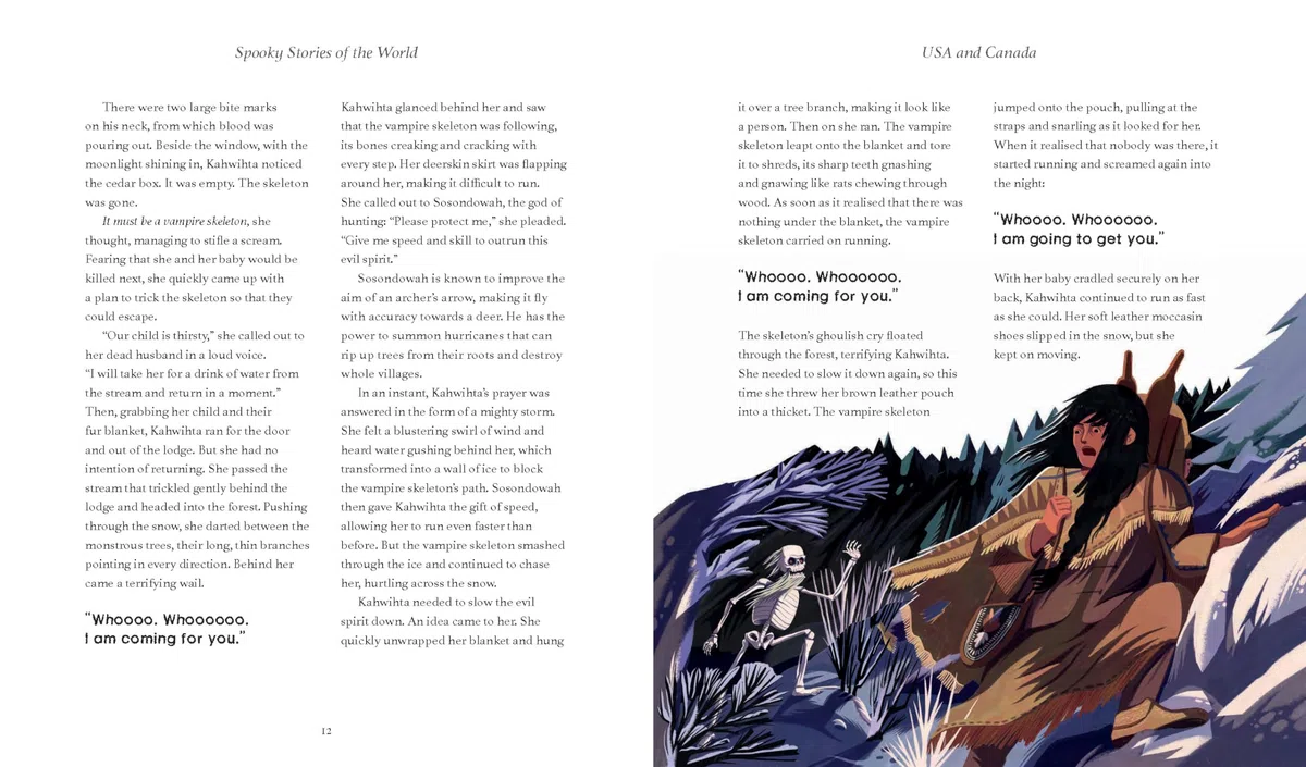 Lonely Planet Kids Spooky Stories of the World: 20 Eerie Tales from Across the Globe | Epic Retellings of Ghost & Monster Myths | Arranged by Continent with Spooky Illustrations