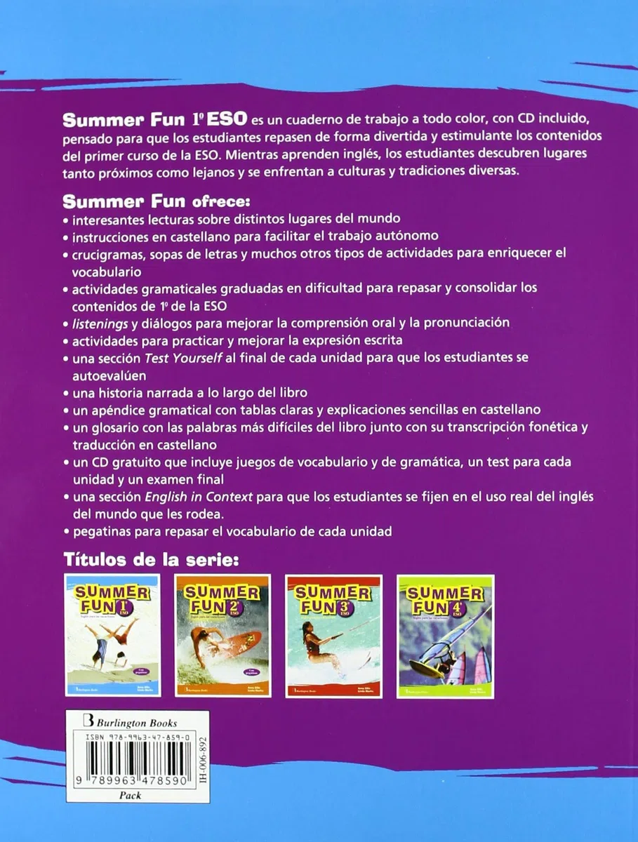 E.S.O.-Summer Fun 1º. St'S + Cd (2009) - C.Vacaciones