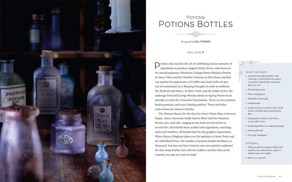 Harry Potter: Crafting Wizardry: The official Harry Potter Craft Book, with 32 pages of press-outs and templates!