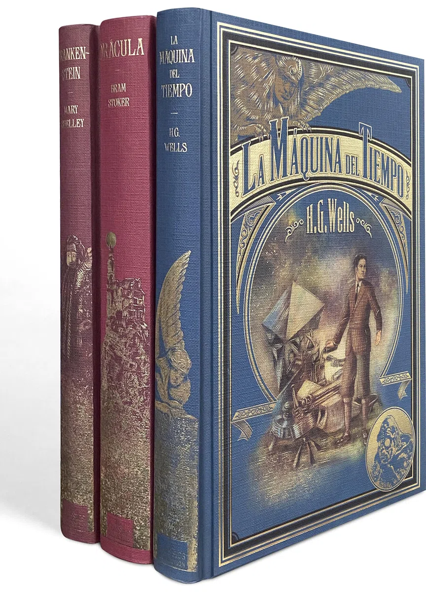 Colección Maestros del Fantástico Pack I: Drácula de Bram stoker + Frankenstein de Mary Shelley + La máquina del tiempo de H.G. Wells: 01