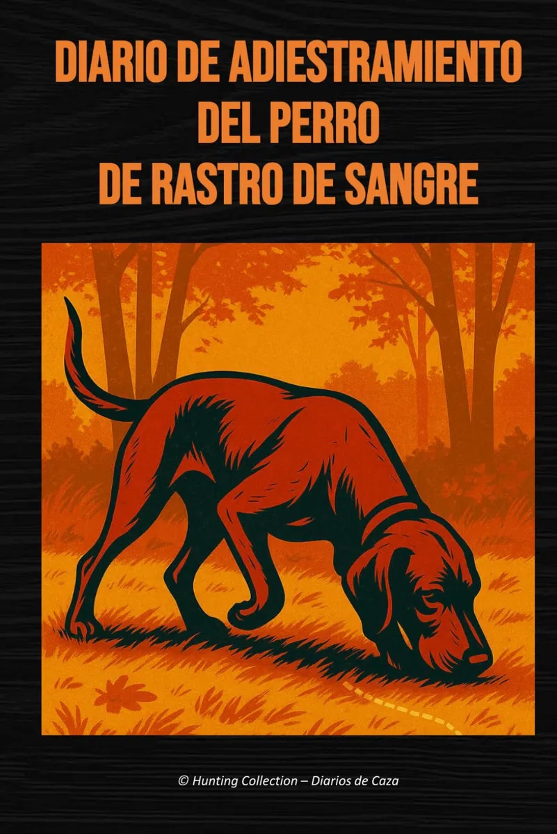 Diario de adiestramiento del perro de rastro de sangre: Diario de adiestramiento para teckel, sabueso de Baviera, Hannover y perros de rastro de sangre (Hunting Collection – Diarios de Caza)