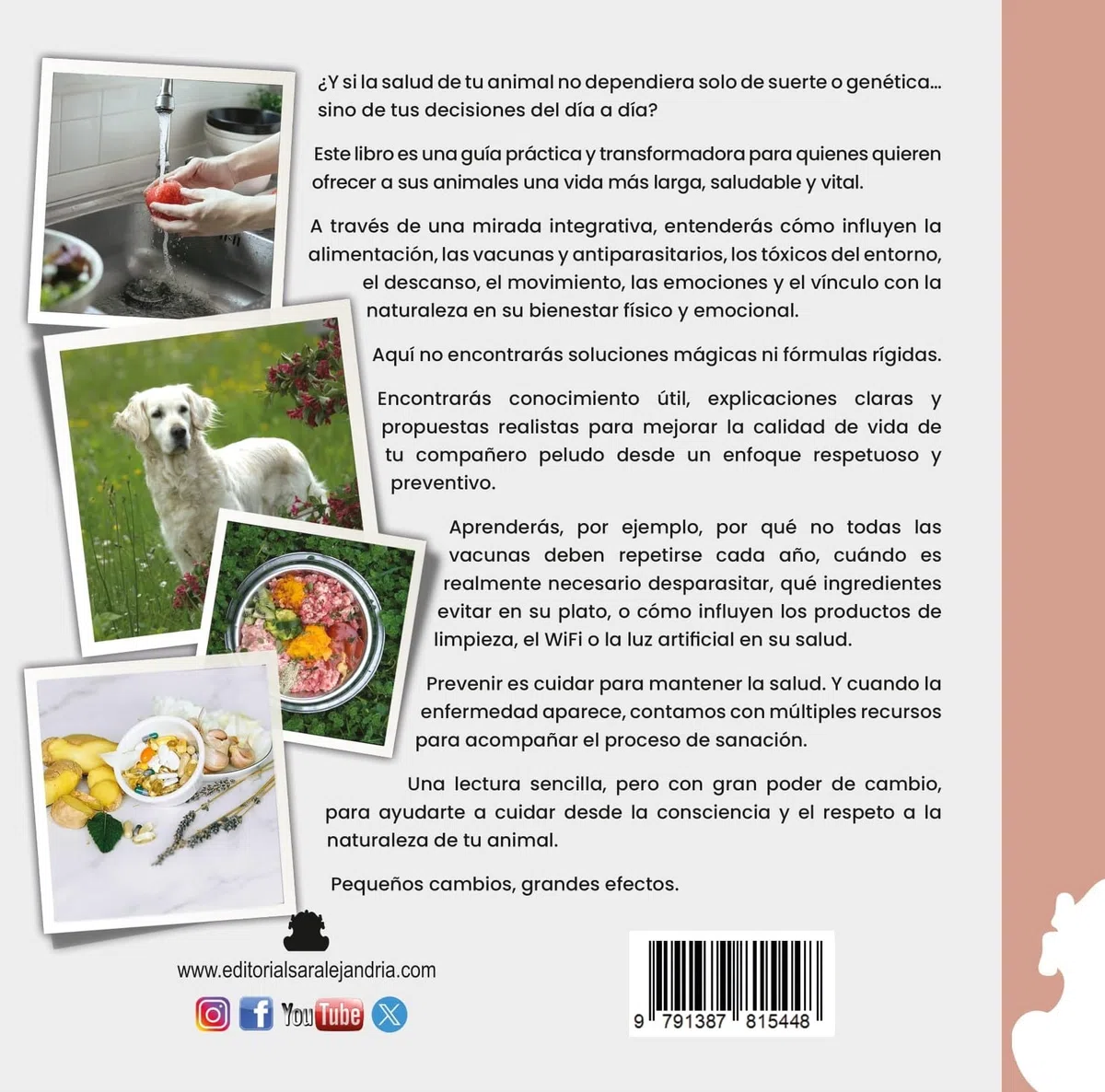 VETERINARIA NATURAL para perros y gatos: LO QUE NADIE TE CUENTA SOBRE ALIMENTACIÓN, VACUNAS, ANTIPARASITARIOS, TÓXICOS Y BIENESTAR EMOCIONAL.