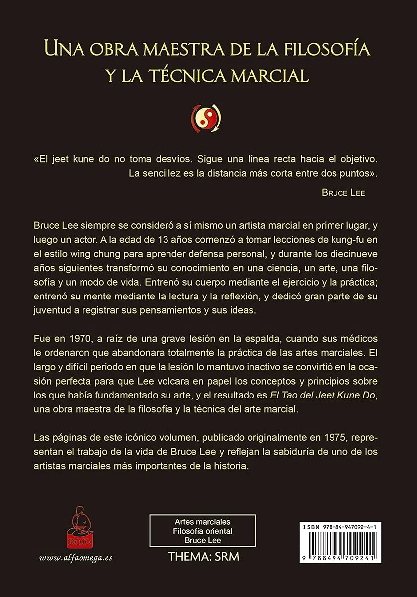 El Tao del Jeet Kune Do: Nueva edición ampliada. (Bruce Lee)