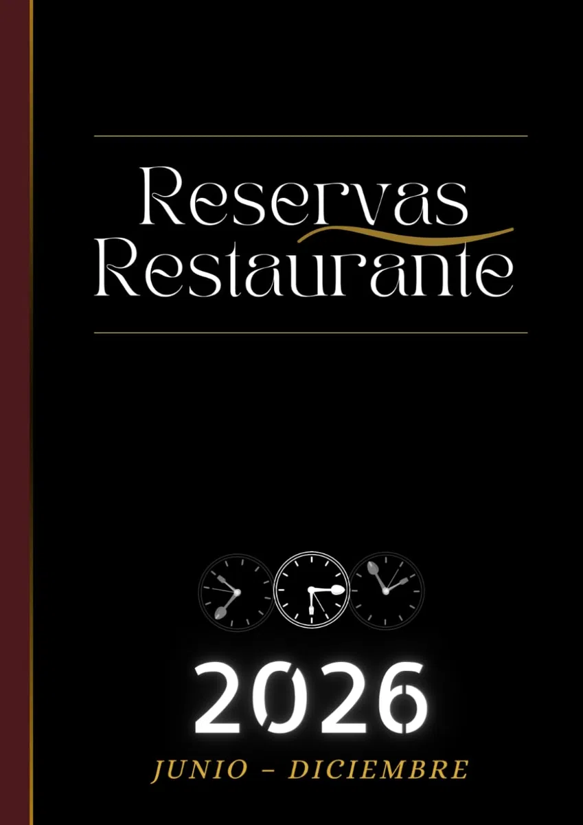 Libro de Reservas Restaurante 2026 2 Páginas por Día: Edición JUNIO – DICIEMBRE | Agenda de Reservas Diaria para Restaurantes – Tamaño A4