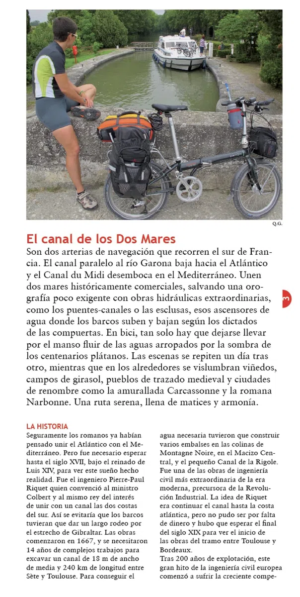 Canal du Midi y Canal del Garona: El Canal de los Dos Mares en Bicicleta: 34 (Bici:map)