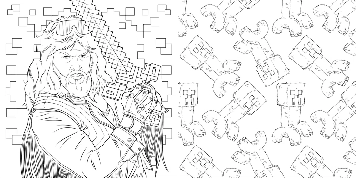 A Minecraft Movie Official Coloring Book