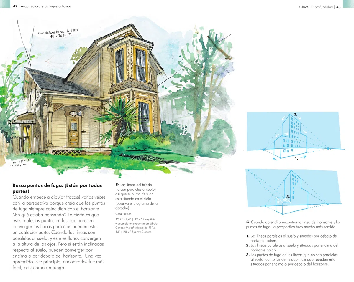 THE URBAN SKETCHING HANDBOOK: ARQUITECTURA Y PAISAJES URBANOS Consejos y técnicas para dibujar in situ