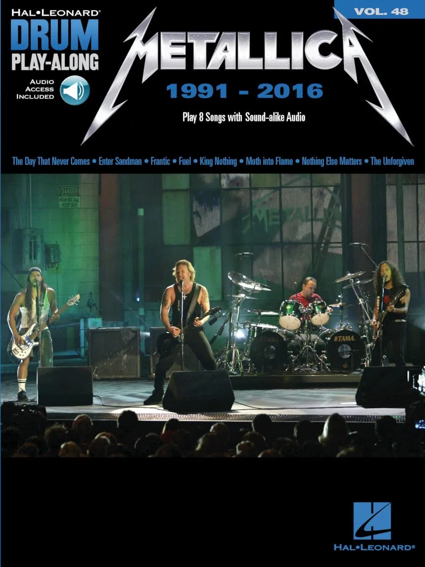 Metallica: 1991-2016 (Hal Leonard Drum Play-Along, 48)