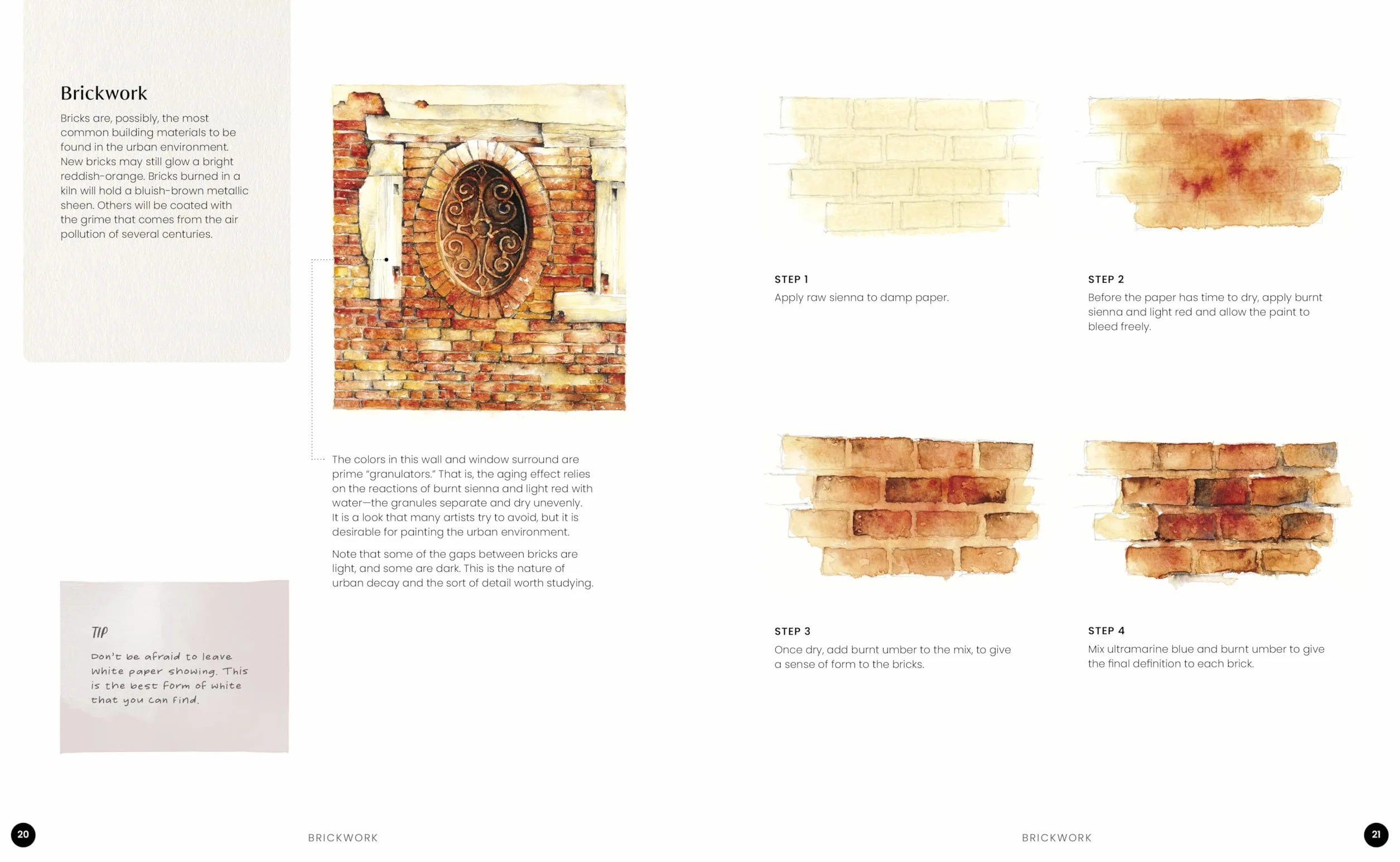 Watercolor Artist's Index of the Urban Landscape: A Field Trip of Features and How to Paint Them