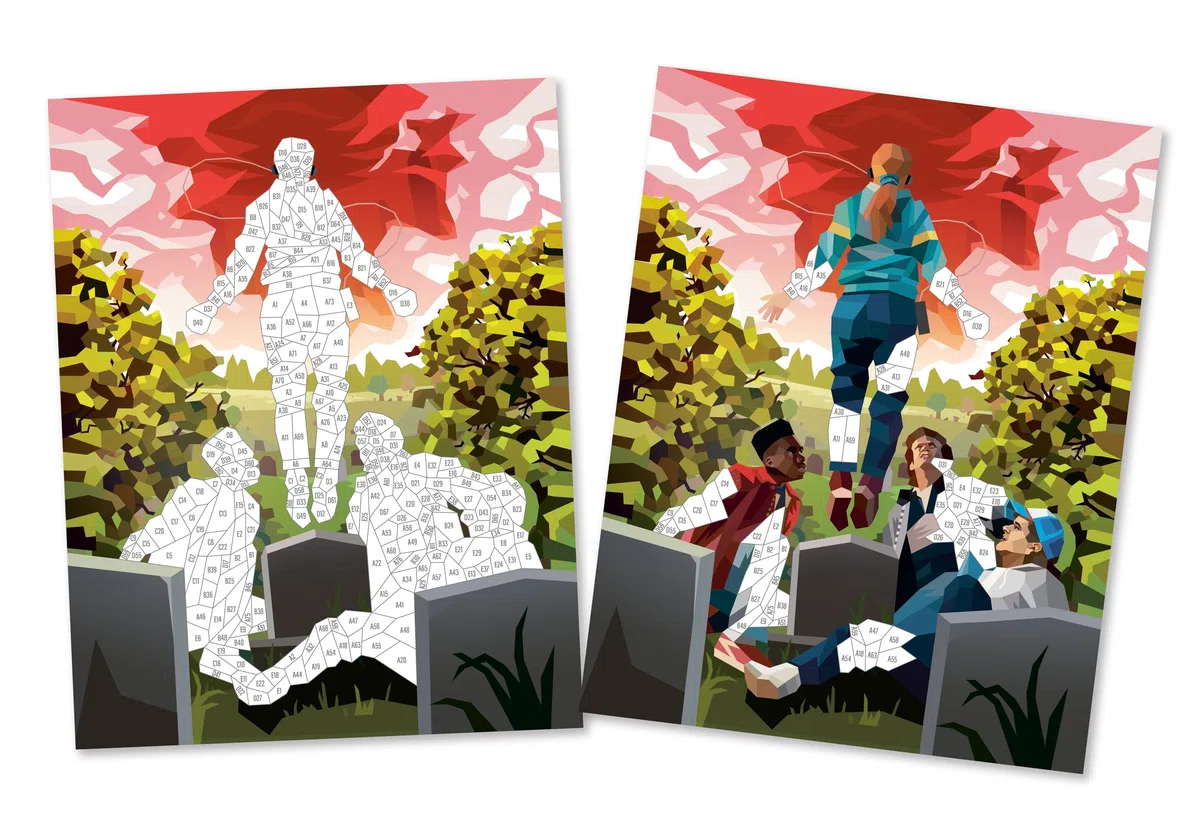 Stranger Things: The Official Color-with-Stickers Book