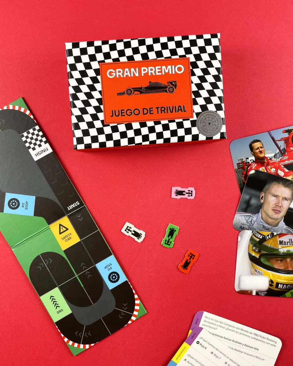 Gran Premio Trivial: Pon a prueba tus conocimientos sobre carreras (Juegos Cúpula)