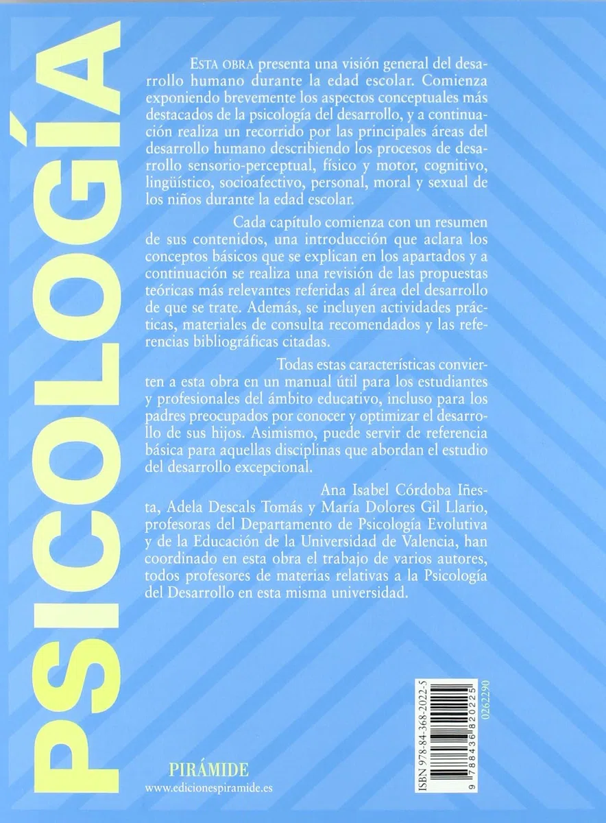 Psicología del desarrollo en la edad escolar