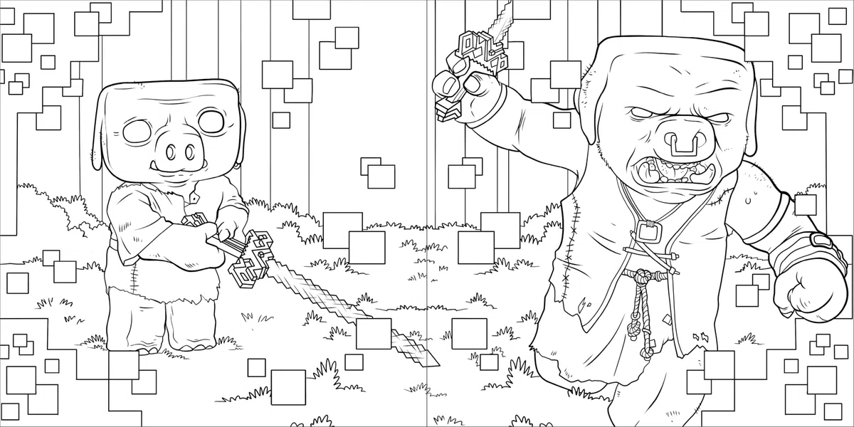 A Minecraft Movie Official Coloring Book