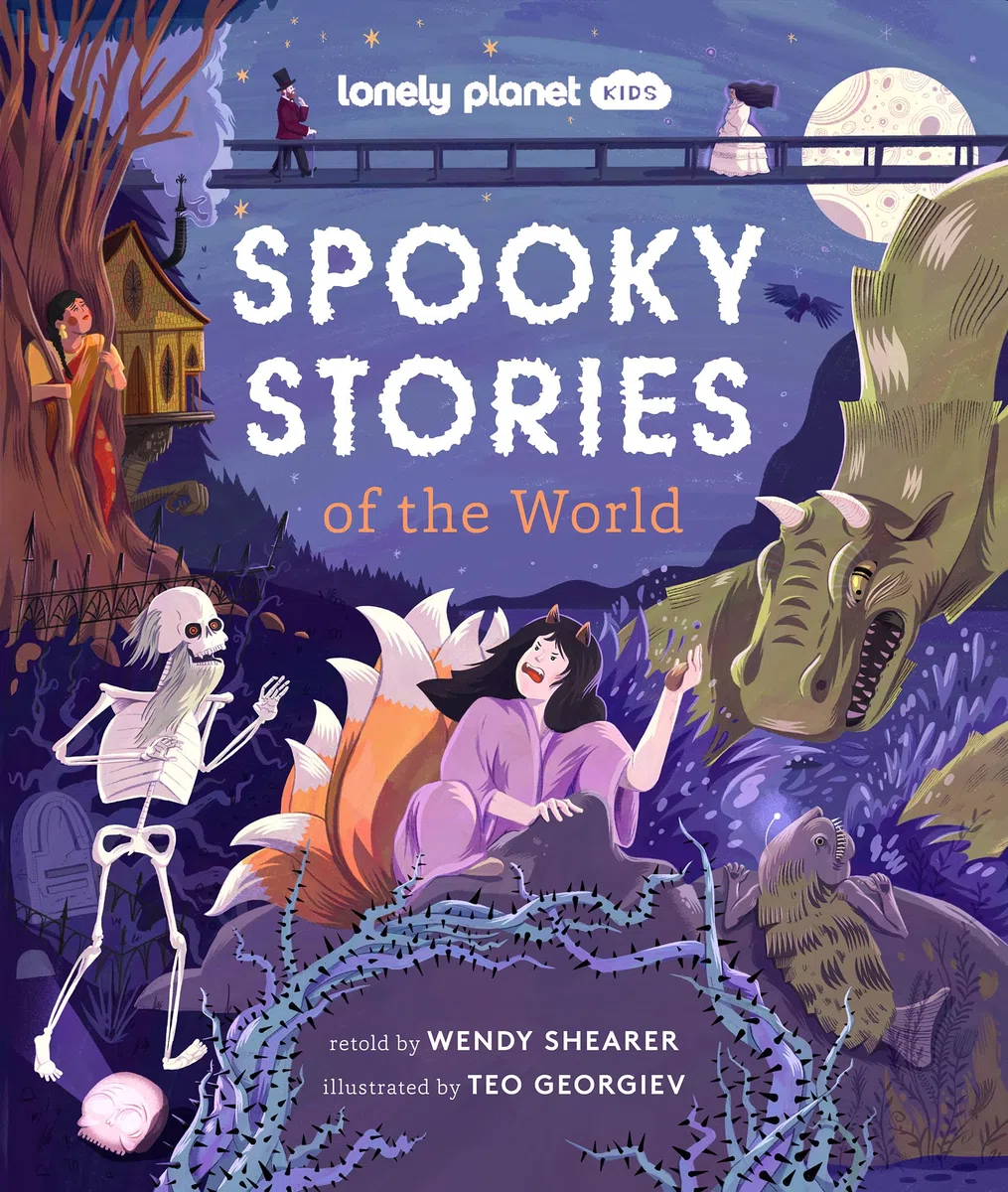 Lonely Planet Kids Spooky Stories of the World: 20 Eerie Tales from Across the Globe | Epic Retellings of Ghost & Monster Myths | Arranged by Continent with Spooky Illustrations