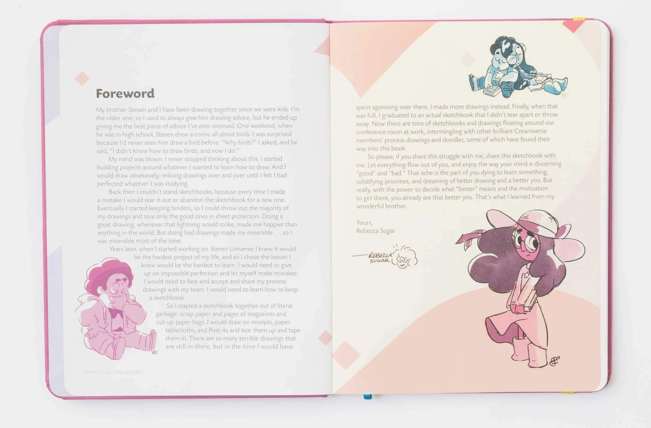 Steven Universe Deluxe Hardcover Blank Sketchbook: Rebecca Sugar Edition
