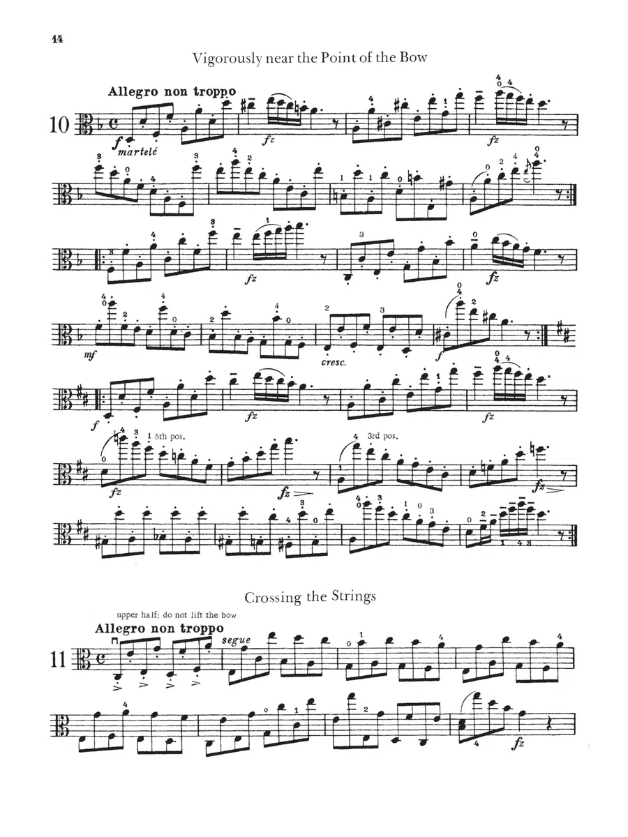 Etudes Speciales, Op. 36: Viola Method (1)