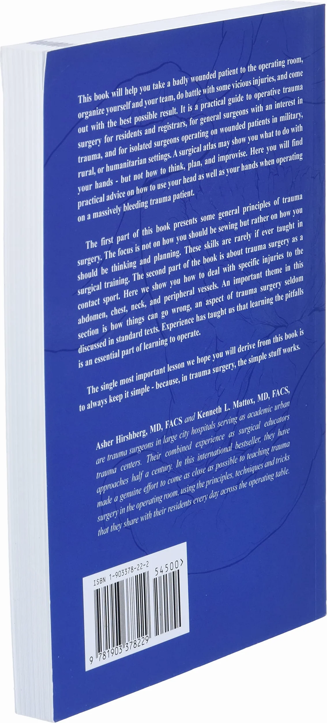 TOP KNIFE: The Art & Craft of Trauma Surgery