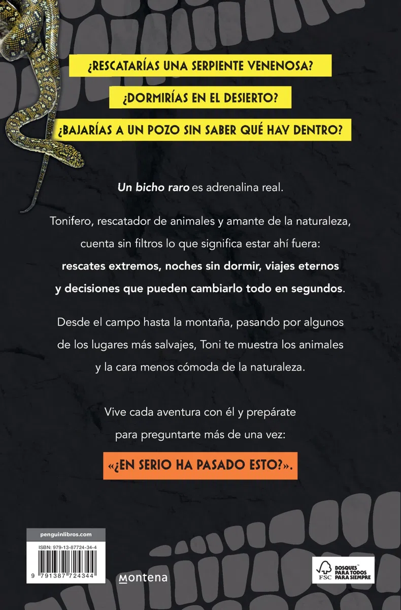 Un bicho raro​: Historias salvajes de un rescatador de animales (Lo más visto)