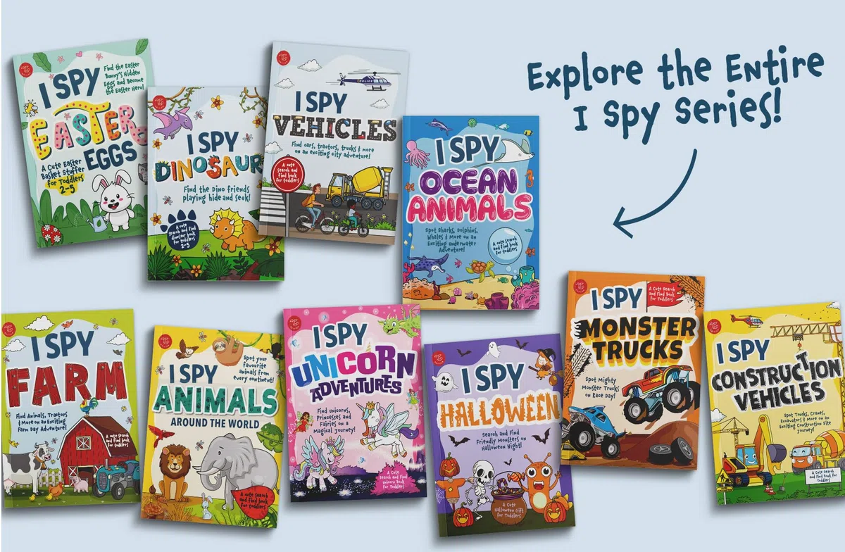 I Spy Vehicles 2-in-1: Spot Awesome Vehicles & Construction Vehicles! A Big Search and Find Book for Toddlers (I Spy 2-in-1 Books for Toddlers)