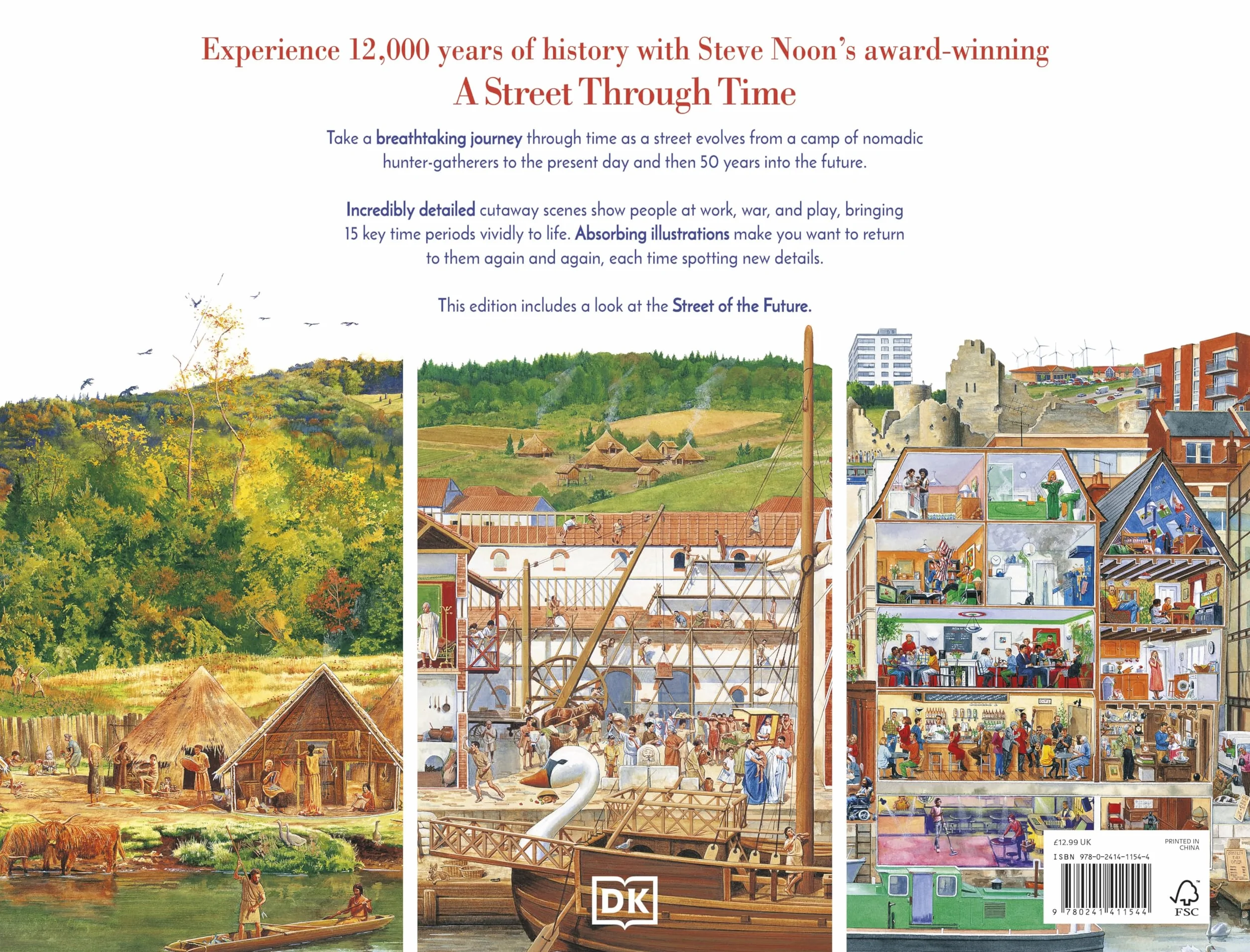 A Street Through Time: A 12,000 Year Journey Along the Same Street (DK Panorama)