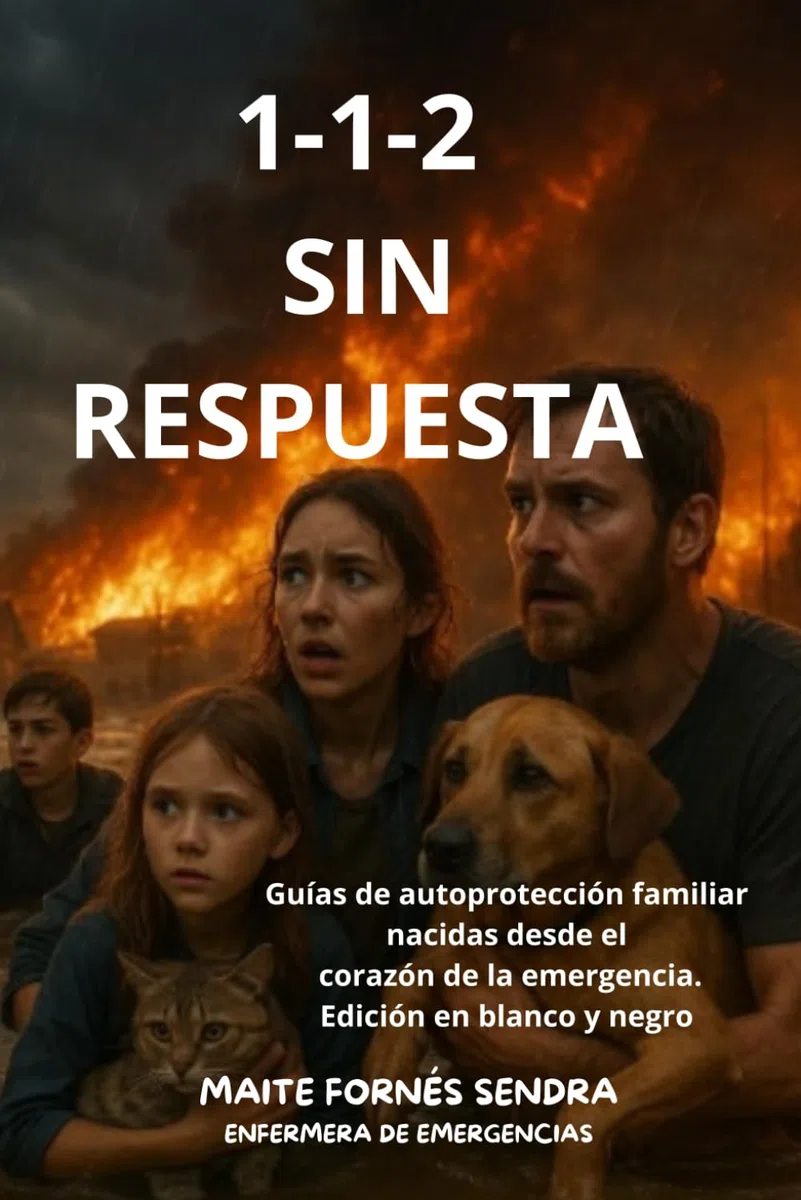 112 SIN RESPUESTA: Guías de autoprotección familiar, nacidas desde el corazón de la emergencia. (Edición B/N)