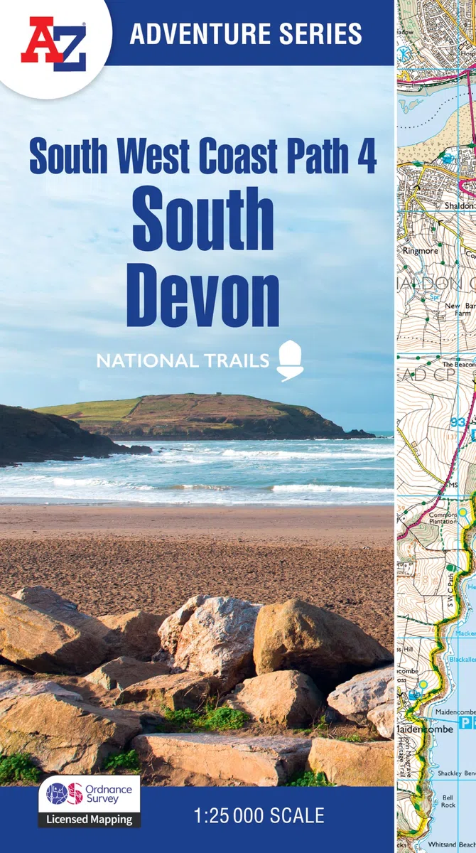 South West Coast Path 4 – South Devon: with Ordnance Survey mapping (A -Z Adventure Series)