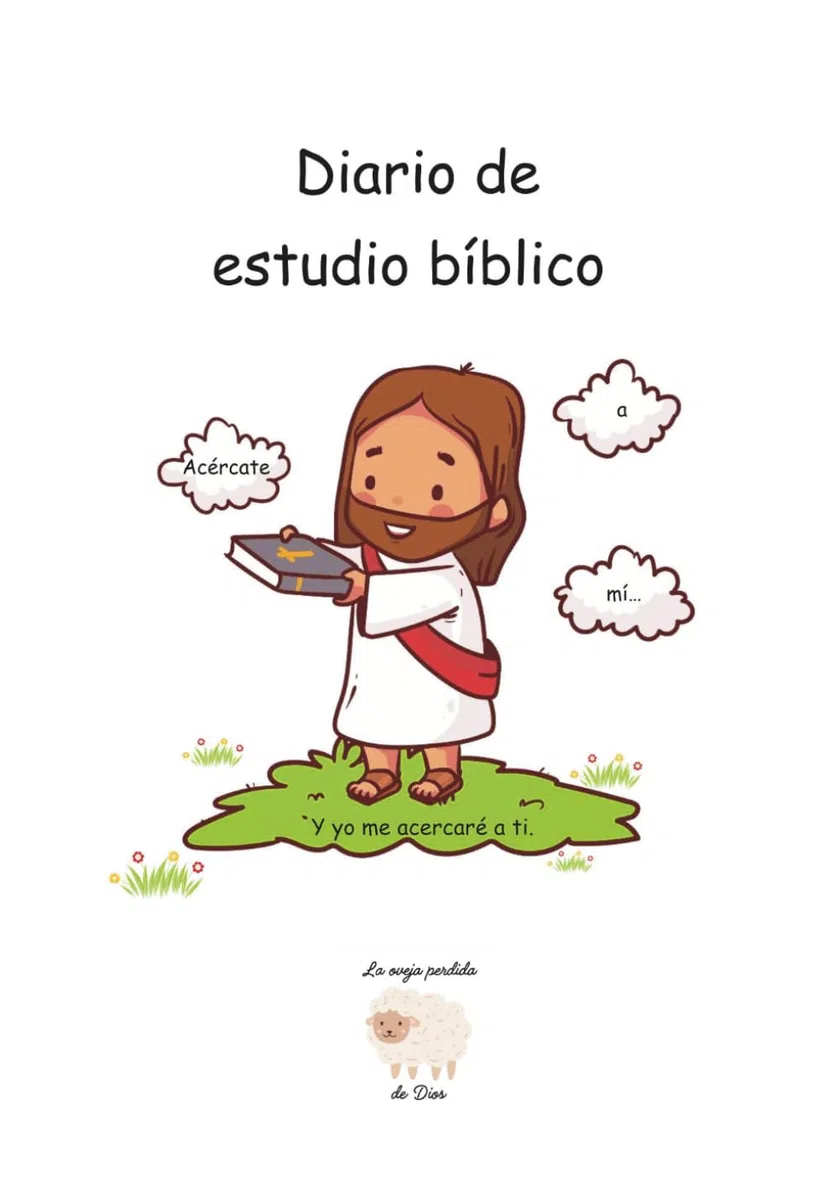 Diario de estudio bíblico: Tapa blanda - Para 365 días. Con registro de lecturas, espacio para escribir resúmenes de las mismas y reflexiones diarias, ... espacio para dibujar y tabla de seguimiento.