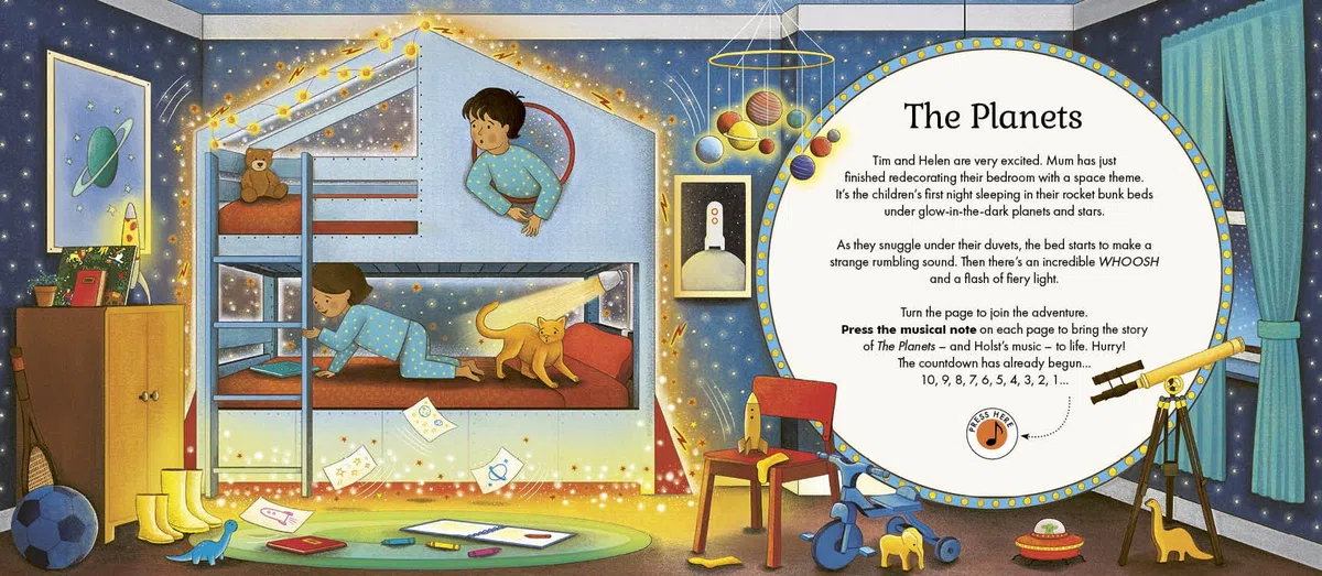 The Story Orchestra: The Planets: Press the note to hear Holst's music (8)