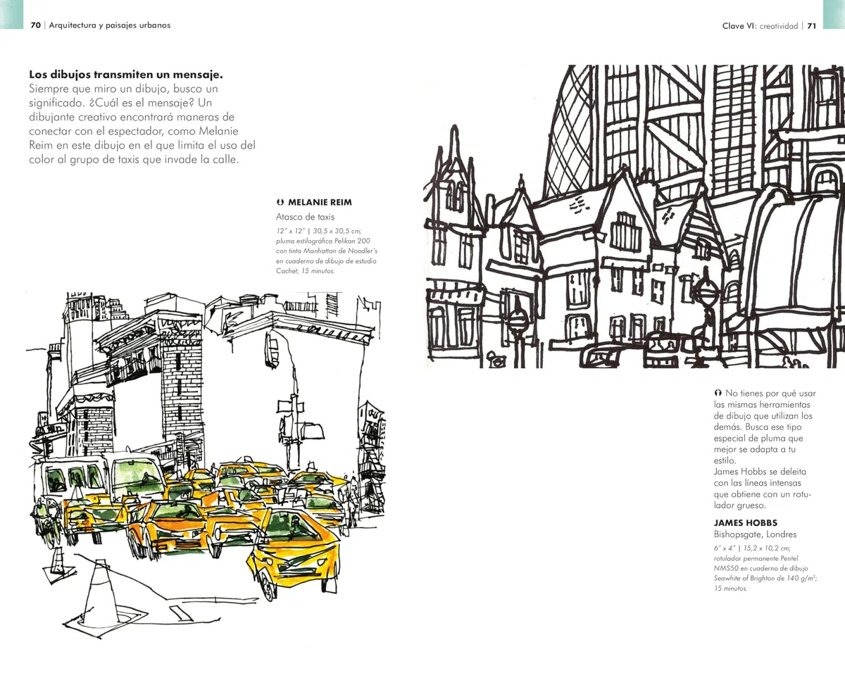 THE URBAN SKETCHING HANDBOOK: ARQUITECTURA Y PAISAJES URBANOS Consejos y técnicas para dibujar in situ