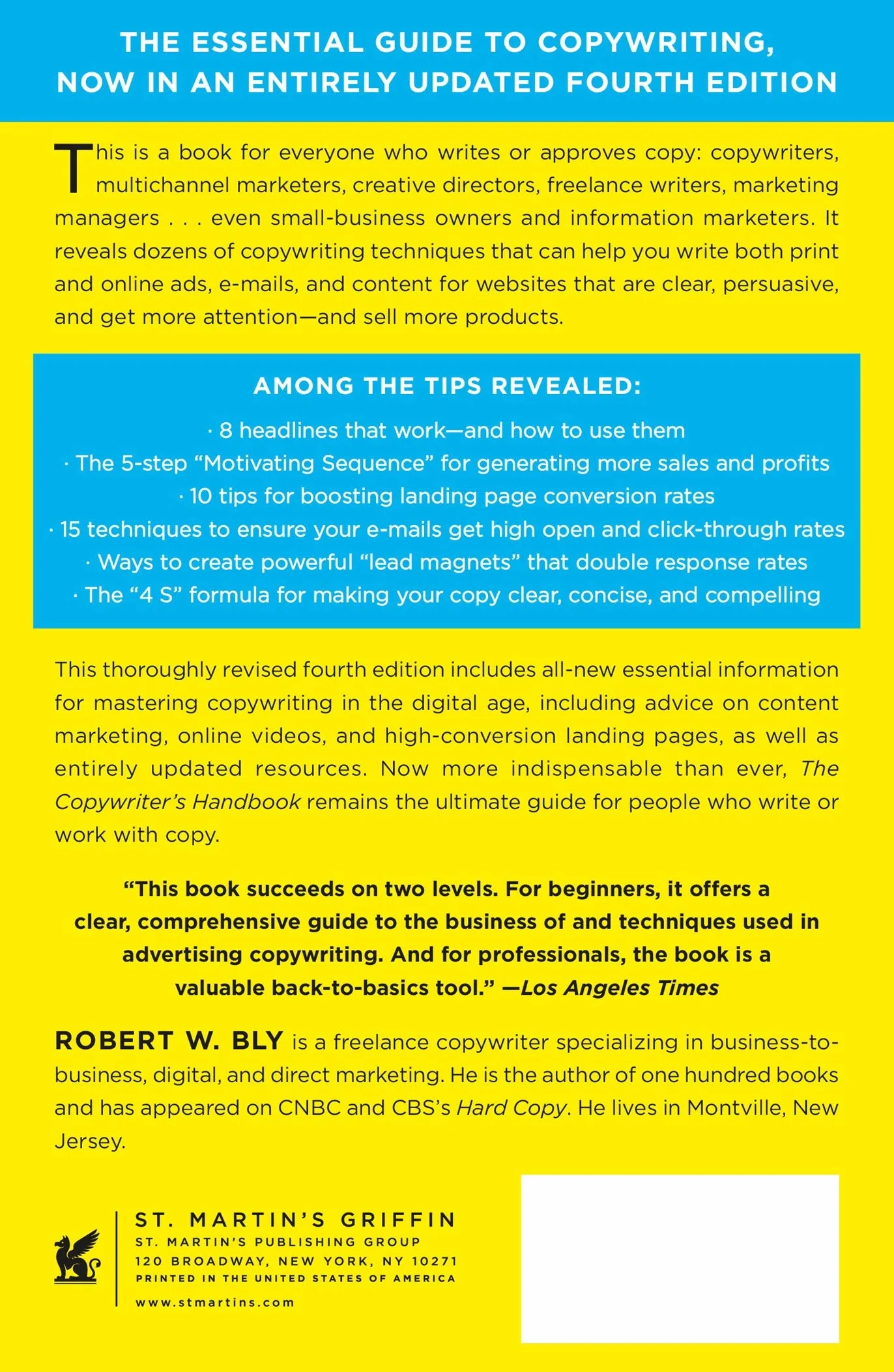 Copywriter's Handbook: A Step-By-Step Guide to Writing Copy that Sells