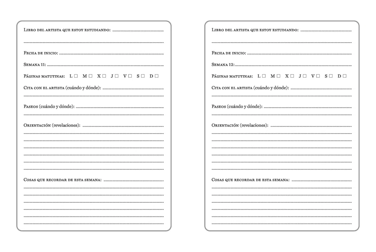 El camino del artista. Kit de herramientas: El cuaderno de trabajo con todos los ejercicios del método (Inspiración)